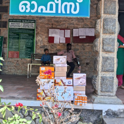 FL-09 NEDUMANGAD WAREHOUSE DONATING CEILING FANS TO NEDUMANGAD DISTRICT HOSPITAL